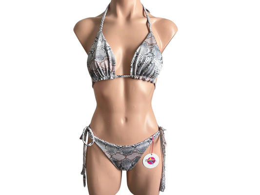 Animal print swimsuit cheeky bikini