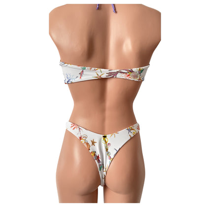 Swimsuit ocean vibes styles dopamine collection tree pieces strapless top chekky bikini bottom and neck styles