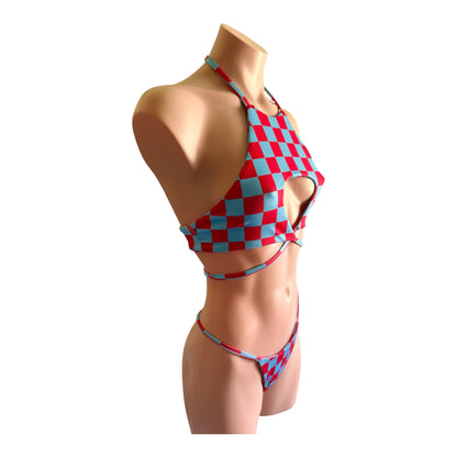 Swimwear fashion set top and bottom cheeky bikini