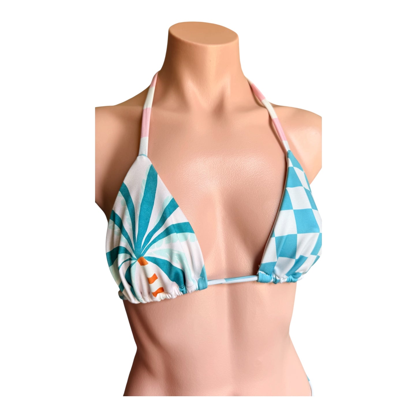Swimsuit set triangle top and cheeky bikini new collection trendy print