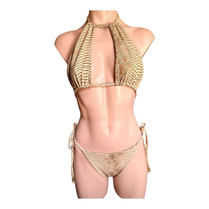 Animal print Swimsuit set elegant