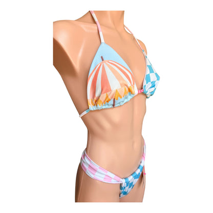 Swimwear new collection set top and cheeky bikini large size trendy summer colors