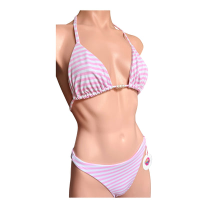 Swimwear pink stripes classic and fashionable