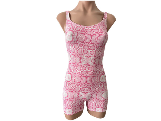 Romper Versatile fashion Animal print /Active short romper jumpsuit bodysuit