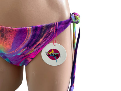 Swimwear fashion set Strapless top with cheeky bikini bottom / exclusive and trendy style swimsuit