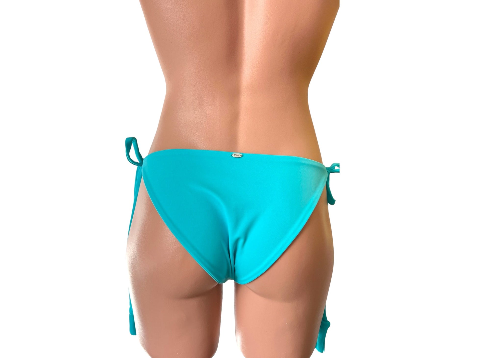 Swimwear bottom cheeky Medium size blue bikini