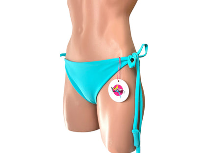 Swimwear bottom cheeky Medium size blue bikini