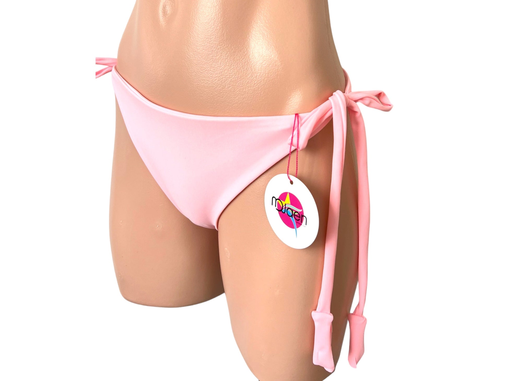 Swimwear bottom cheeky Medium size pink bikini