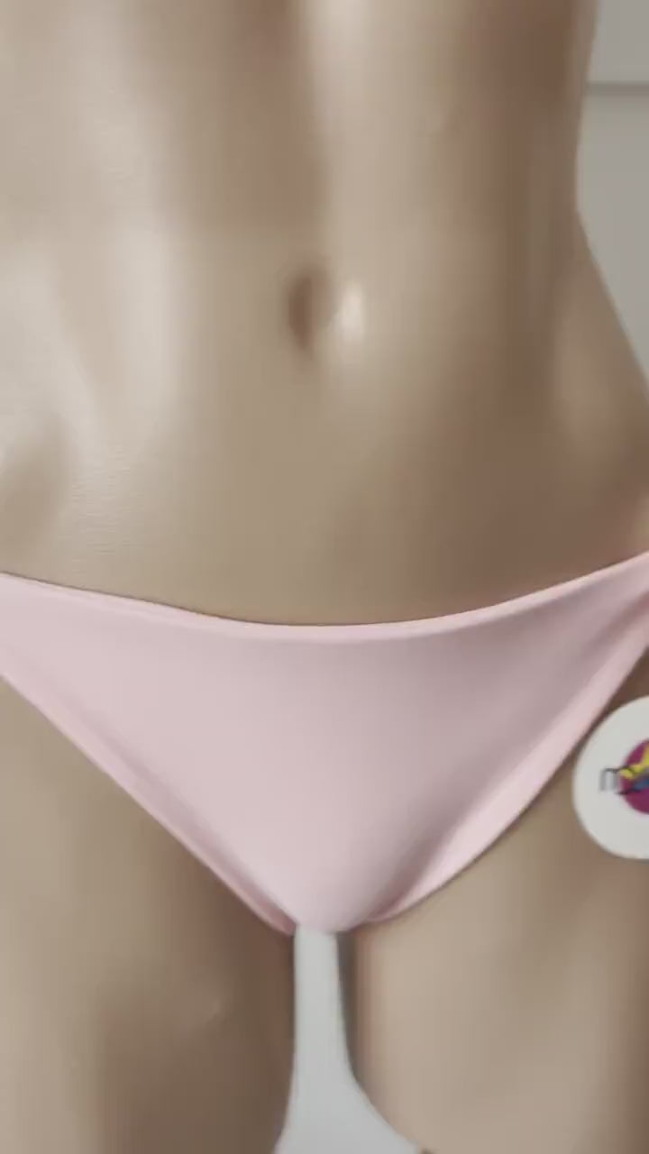 Swimwear bottom cheeky Medium size pink bikini